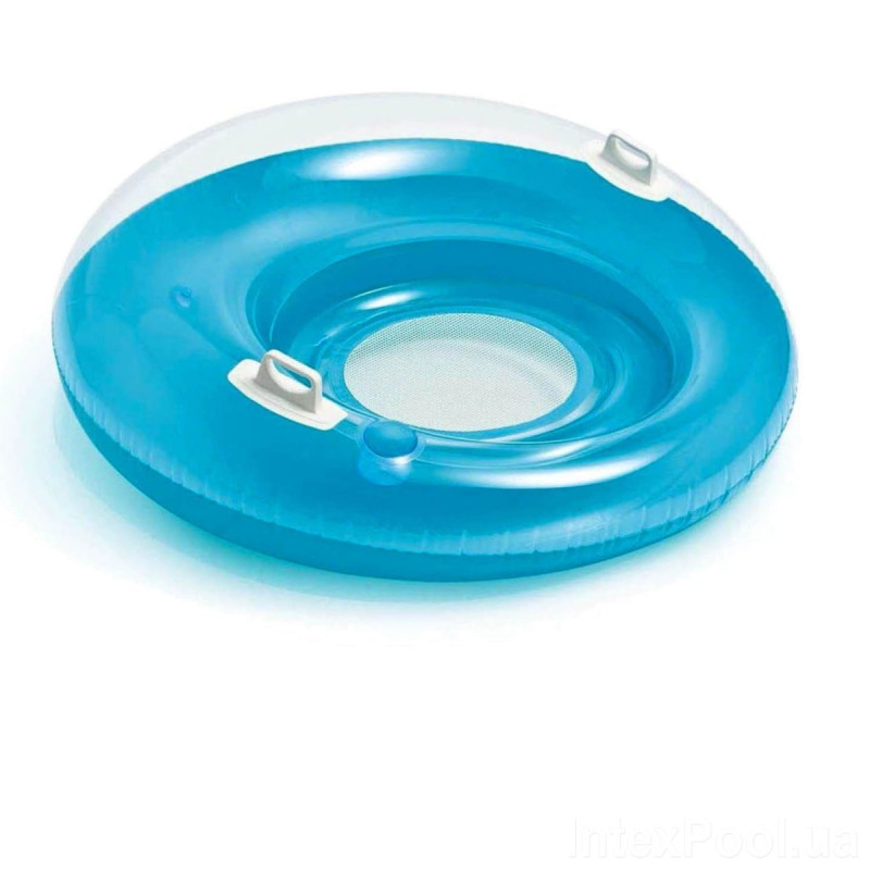 Надувне коло з ручками Intex 58883 (blue) Надувне коло з ручками Intex 58883 (blue)